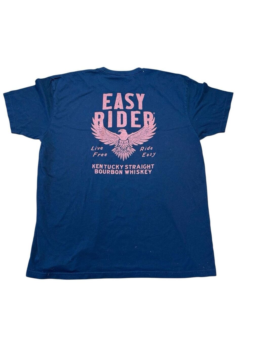 Easy Rider Kentucky Bourbon Whiskey Black Graphic Tshirt XXL